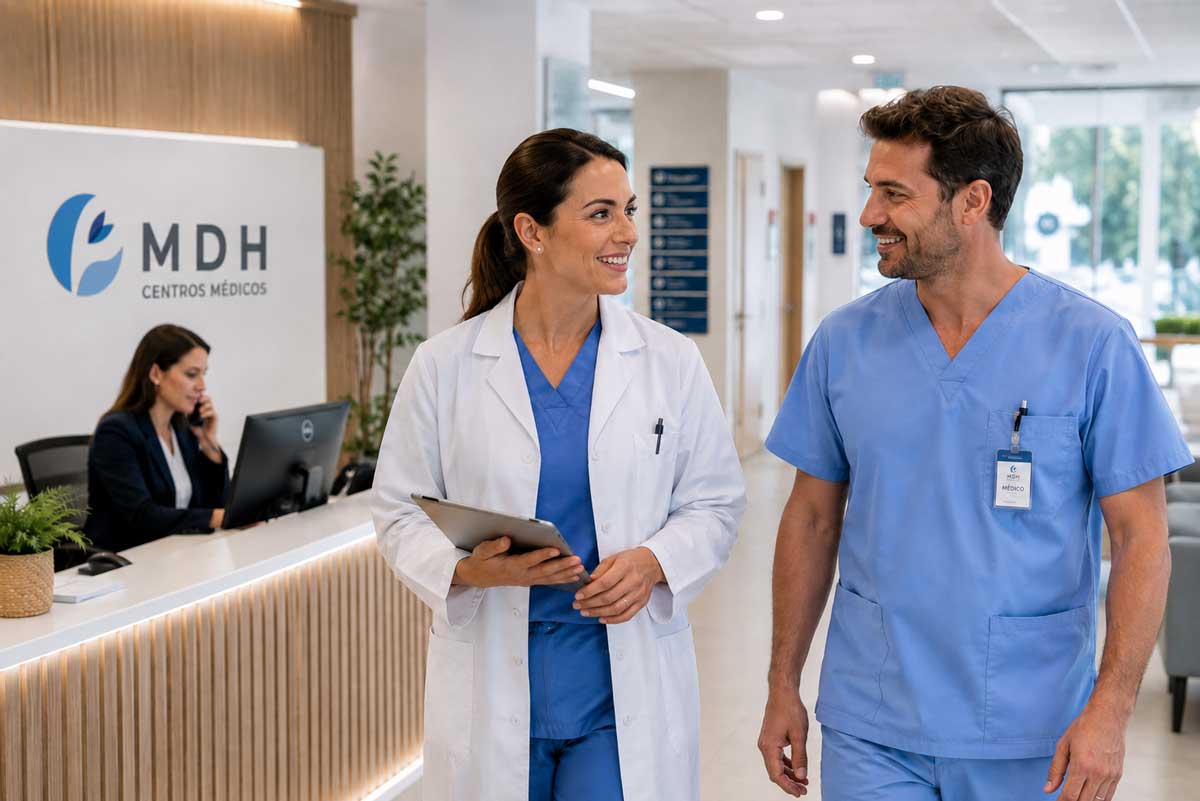 Portal de empleo sanitario de MDH Centros Médicos en Madrid